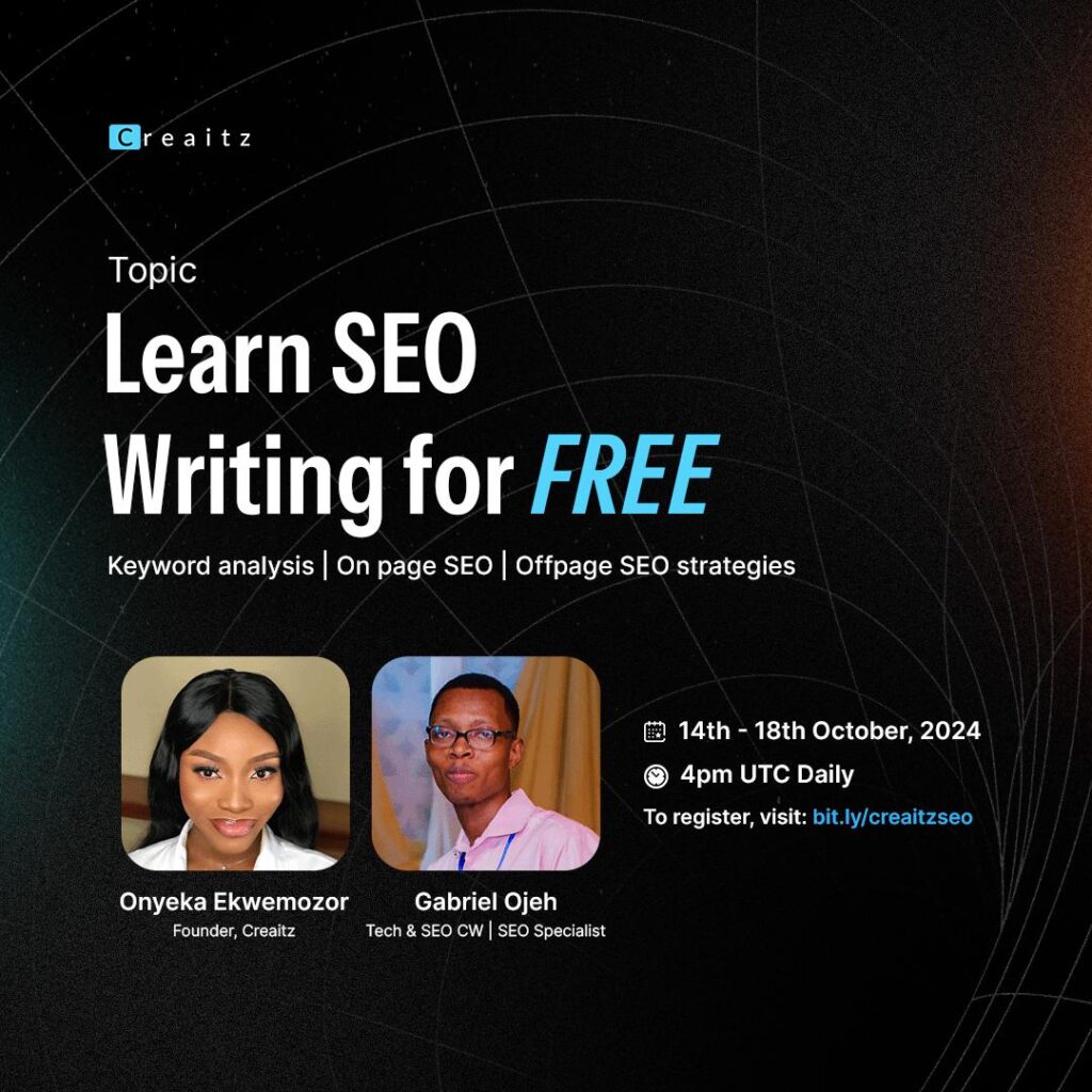 SEO Writing training