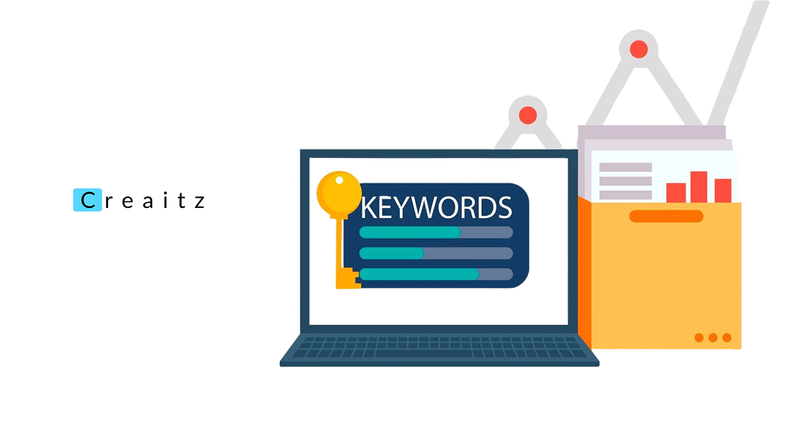 An image depicting a keyword and its importance in SEO writing