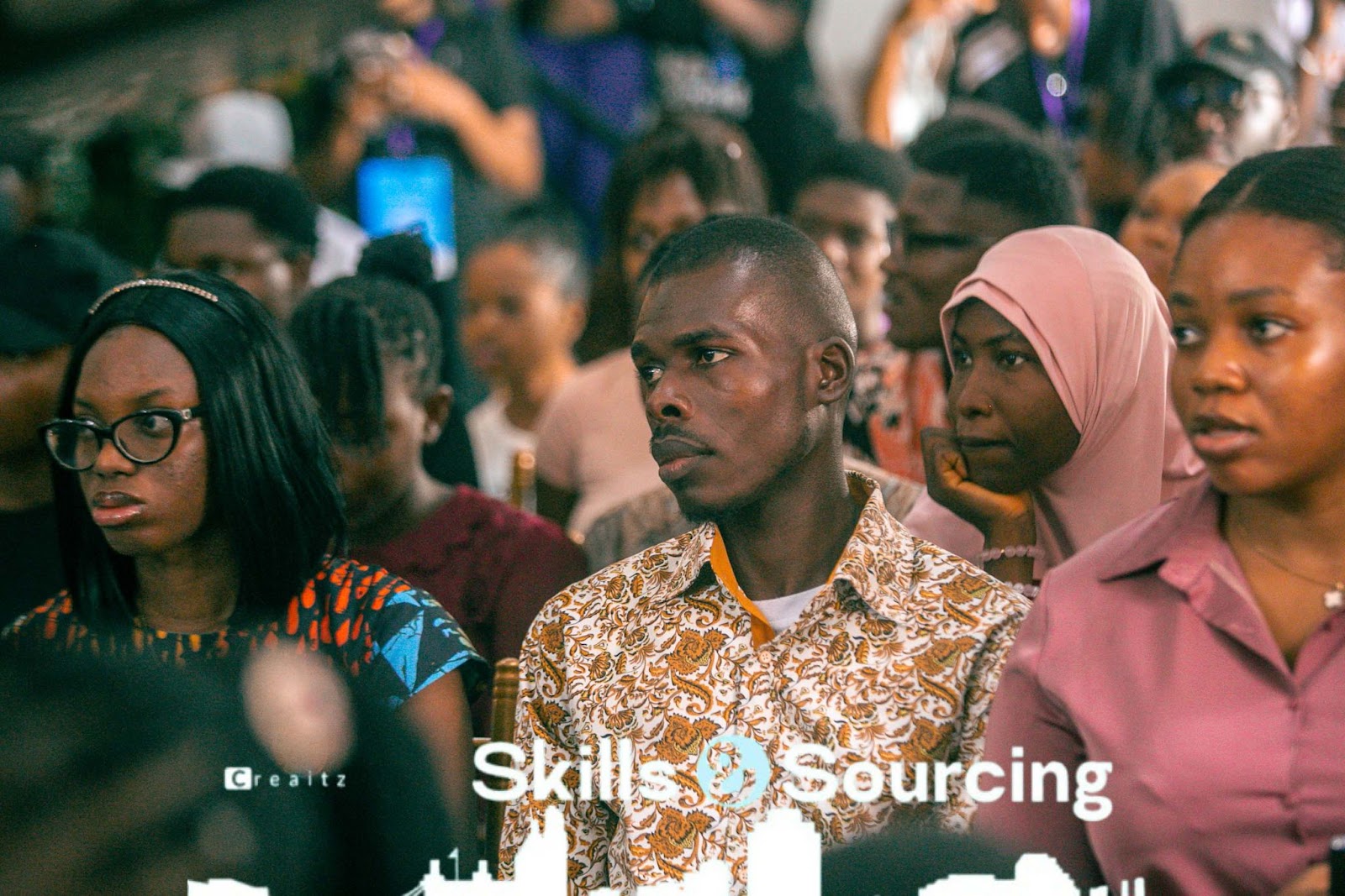 An image showing attendees at the S.a.S event.