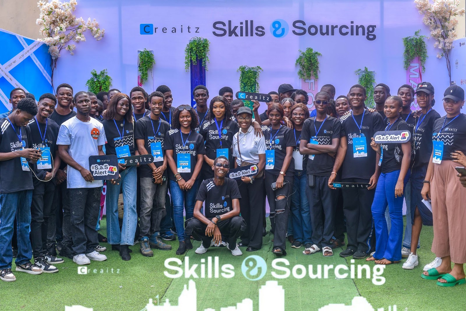 Image showing volunteers at the S.a.S event.