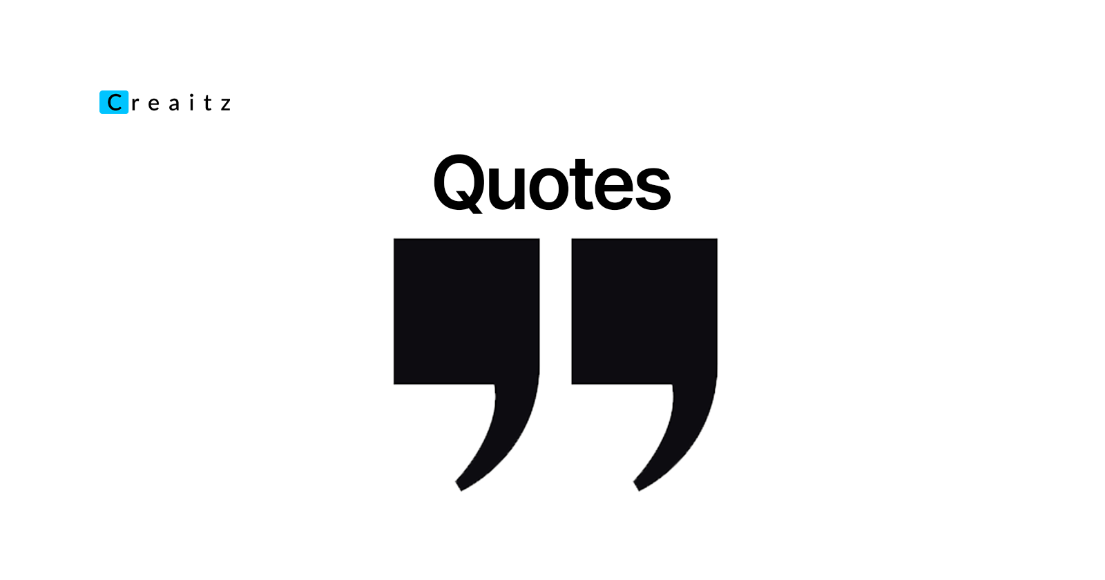 Creative quote logo design representing Quotes on digital skills and the power of learning and self-growth.