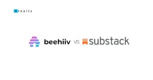 Beehiiv and Substack logo