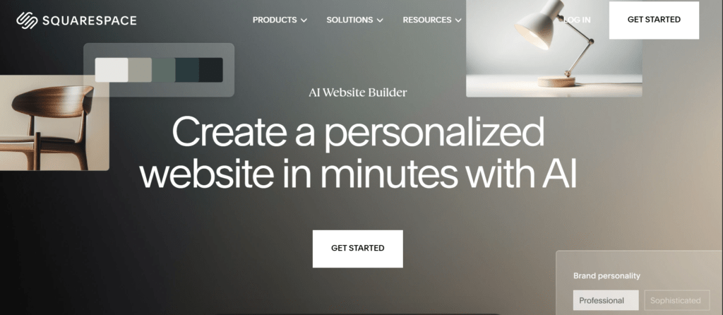 Squarespace website
