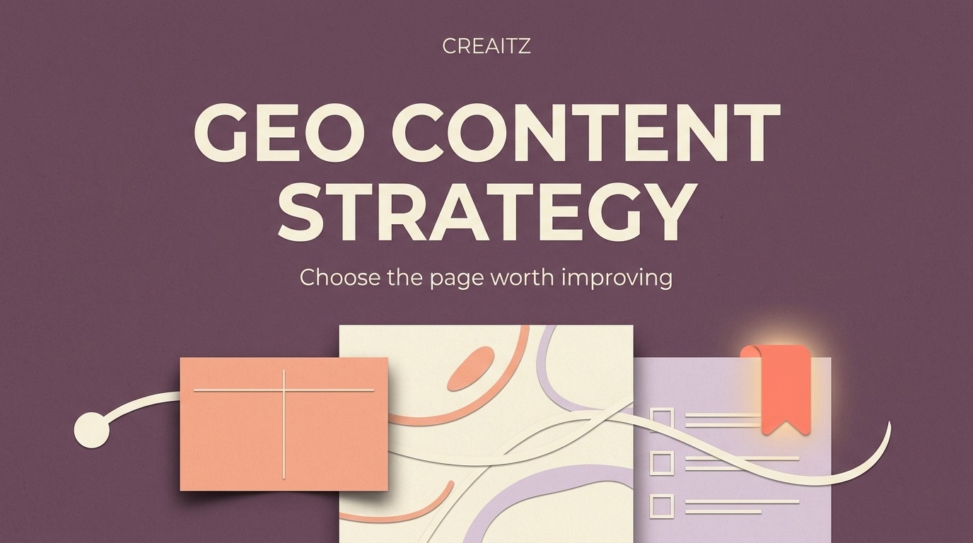 GEO content strategy