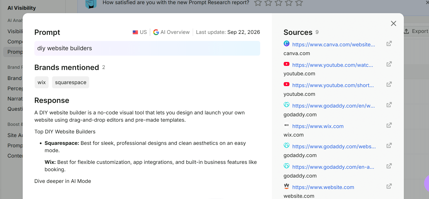 Youtube cited sources