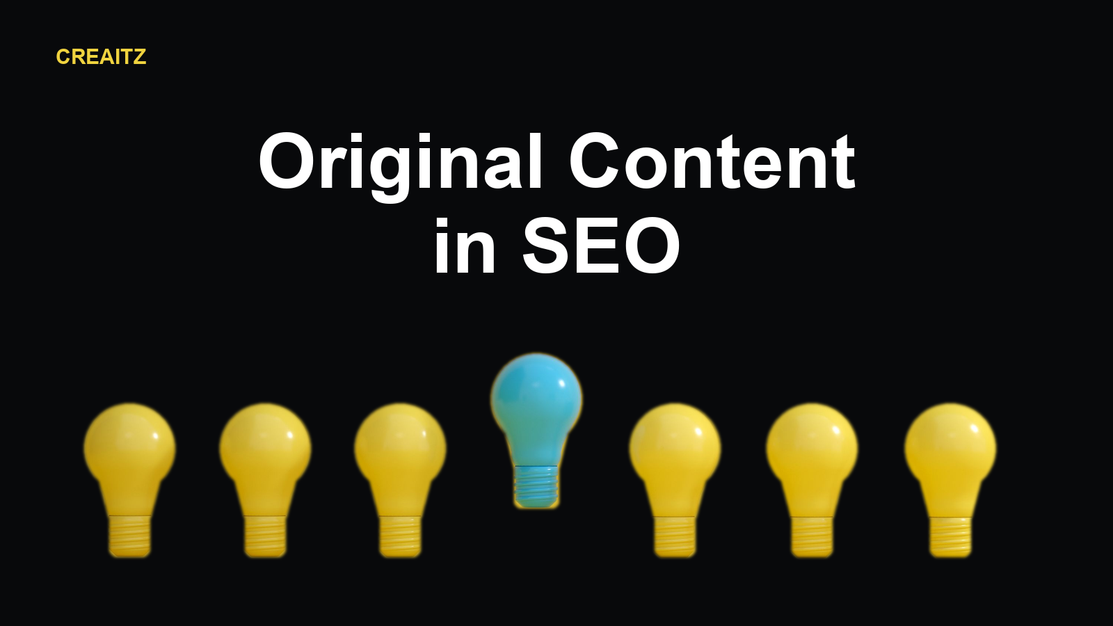 original content in seo
